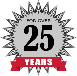 Over 25 Years of Service